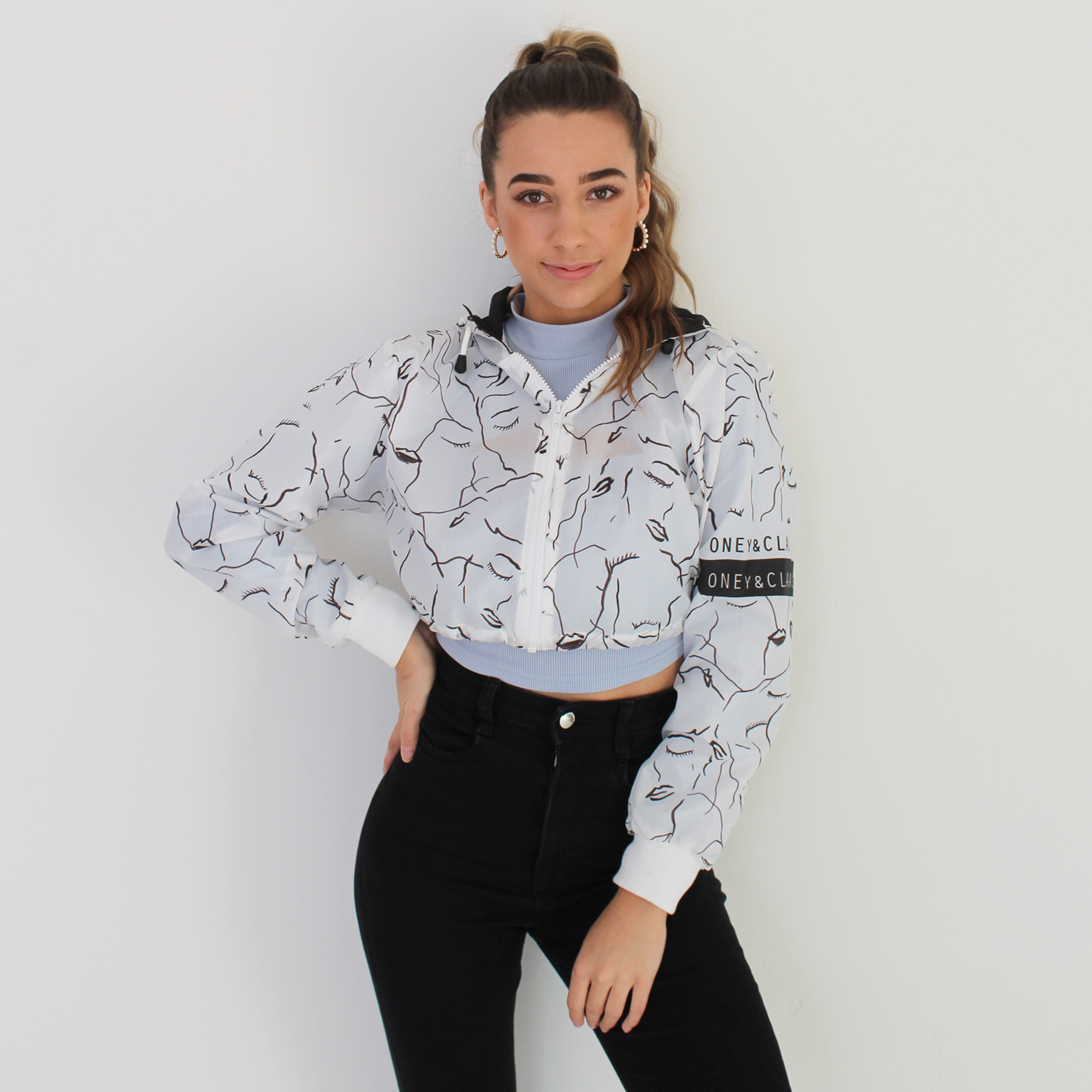 Crop top rain jacket best sale